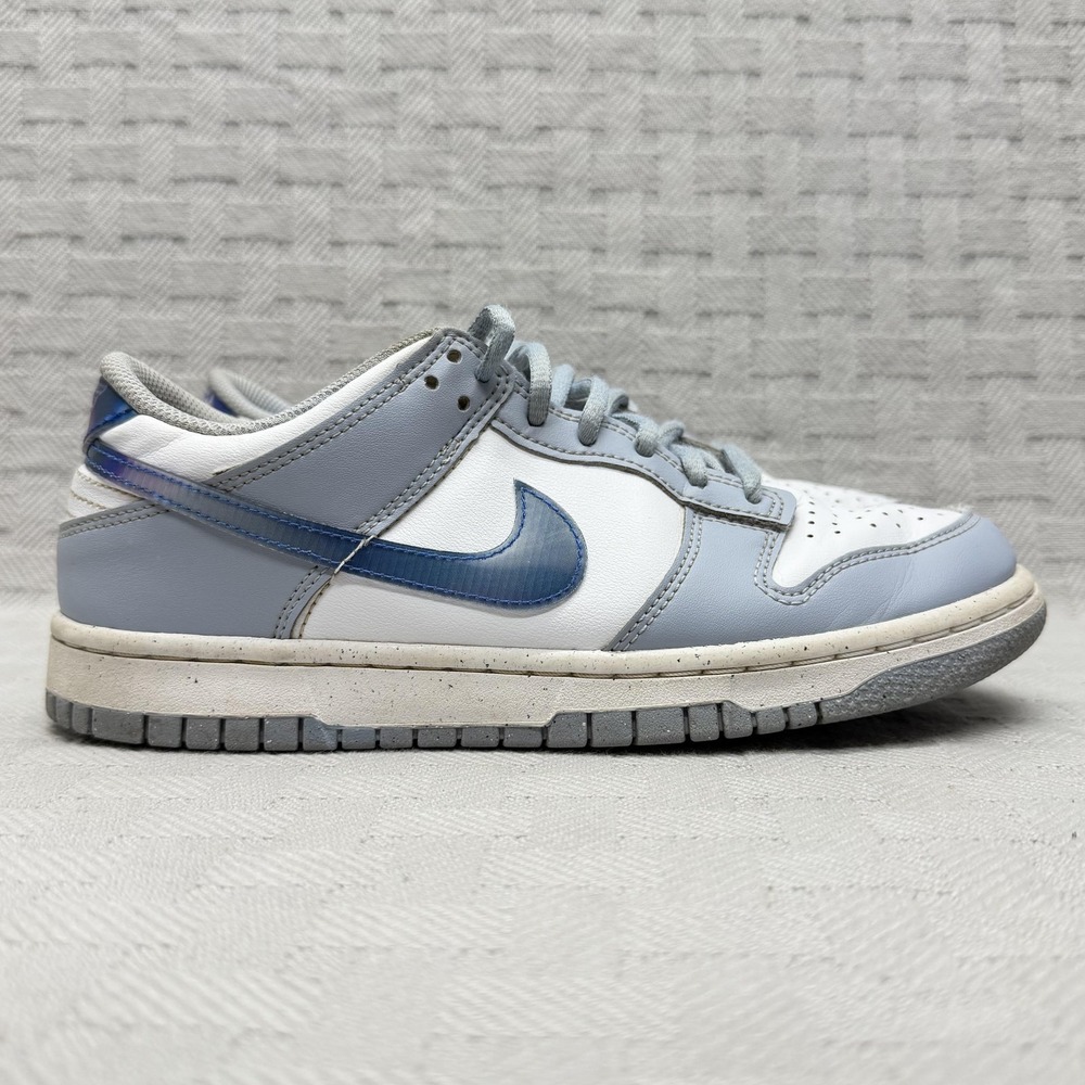 Nike Dunk Low Next Nature GS "Blue Whisper‎ Iridescent" Kids Size 5.5 FJ4668-400